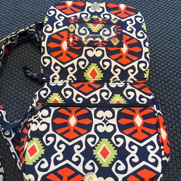 Vera Bradley SUN VALLEY boho Crossbody Organizer Shoulder Bag Purse casual - Picture 3 of 7